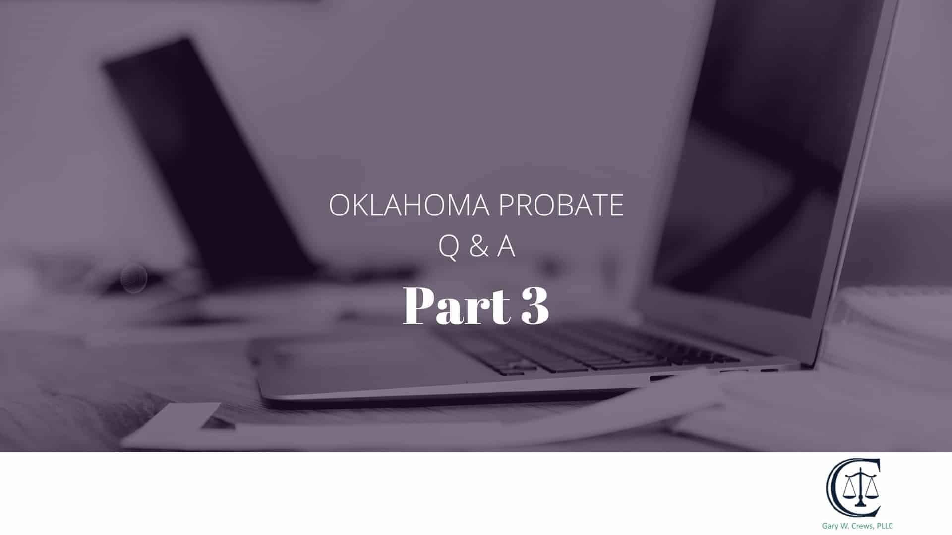 Tulsa Probate Lawyer